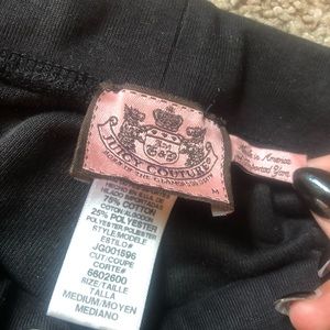 Black, Juicy Couture sweatpants